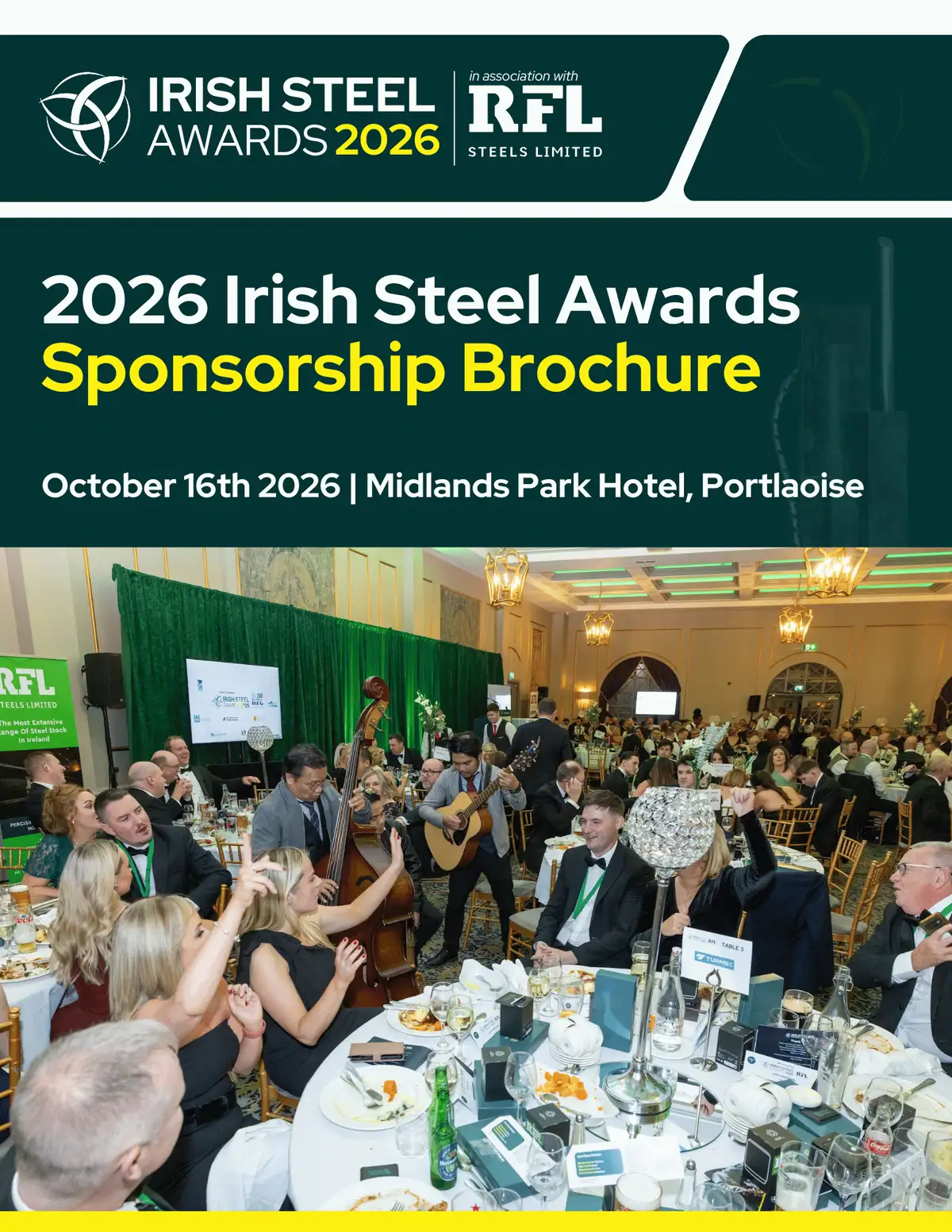 2026 Irish Steel Awards Sponsorship Brochure cover